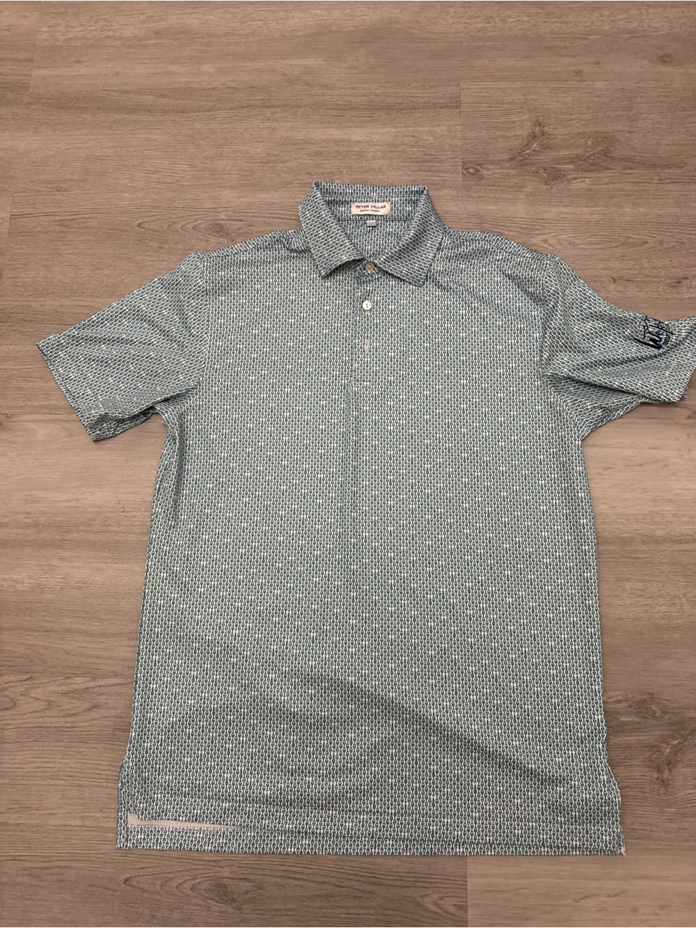 Peter Millar Summer Comfort Golf Polo Shirt Cocktails Men's size Small